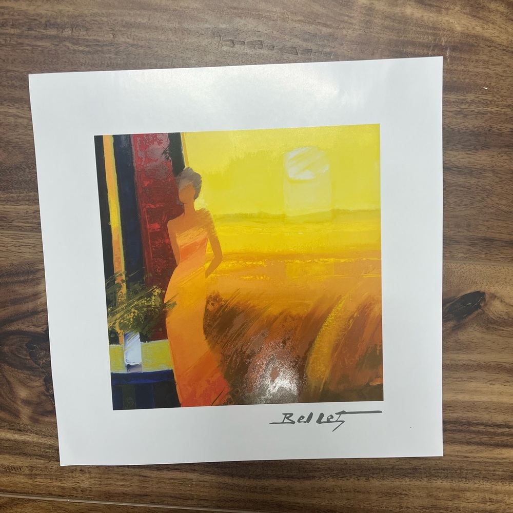 Park West Emile Bellet lithograph 10x10